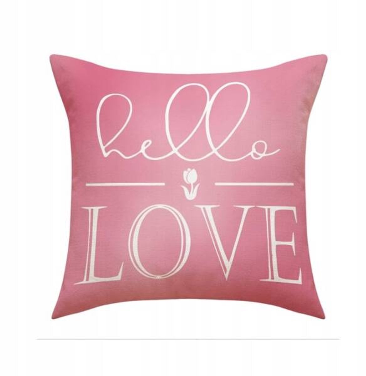 ECARLA Sierkussenhoes Hello Love Boho 45x45cm Roze Polyester