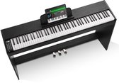 VEVOR Digitale Piano met 88 Toetsen, Elektrische Piano, Dubbel Toetsenbord, 1317x320x785mm