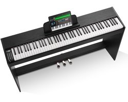 VEVOR Digitale Piano met 88 Toetsen, Elektrische Piano, Dubbel Toetsenbord, 1317x320x785mm