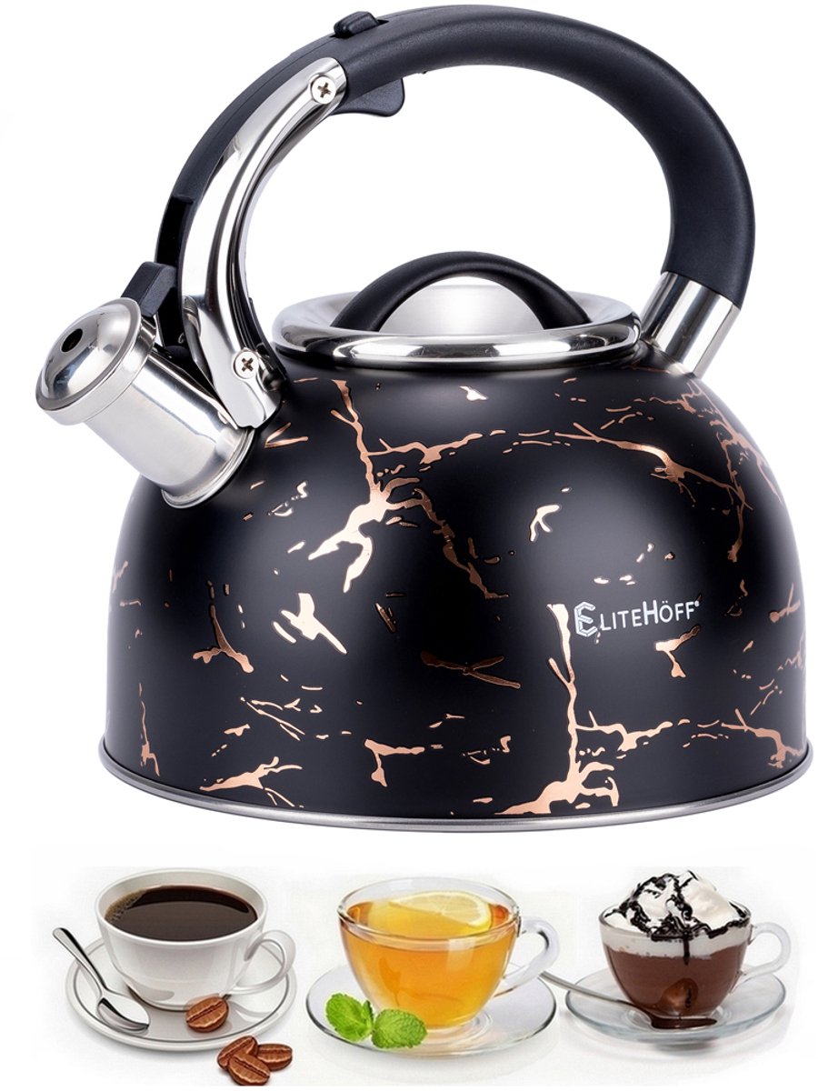 Elitehoff Elegance 3L Waterkoker Zwart - Inductie Geschikt