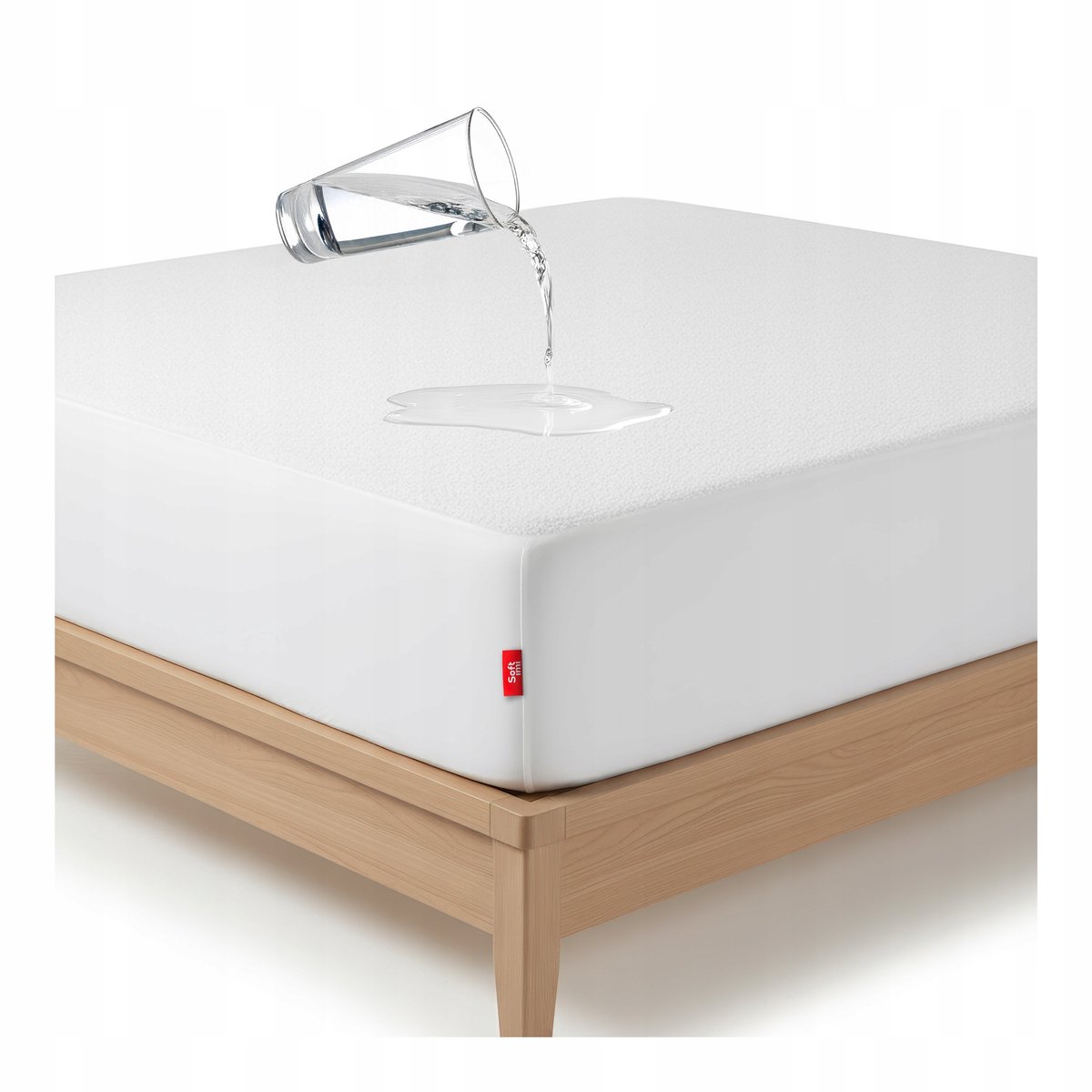 Waterdicht Hoeslaken met Elastiek 200x220 cm - Wit