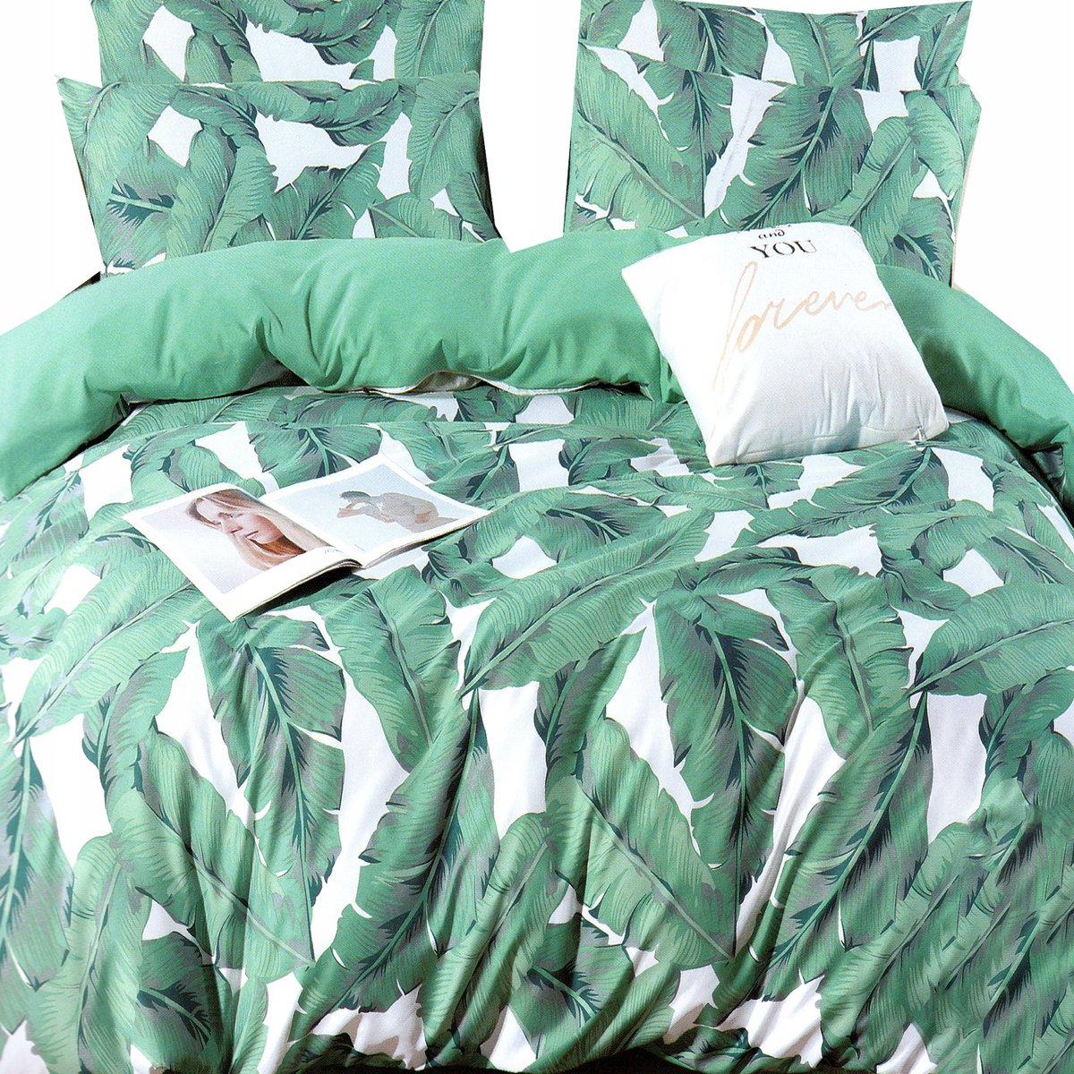 100% Katoenen Beddengoed Set 4 Delen 200x220 cm