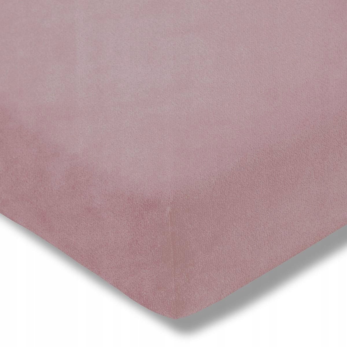 Estella Velours Hoeslaken 150x200cm - Zacht Roze