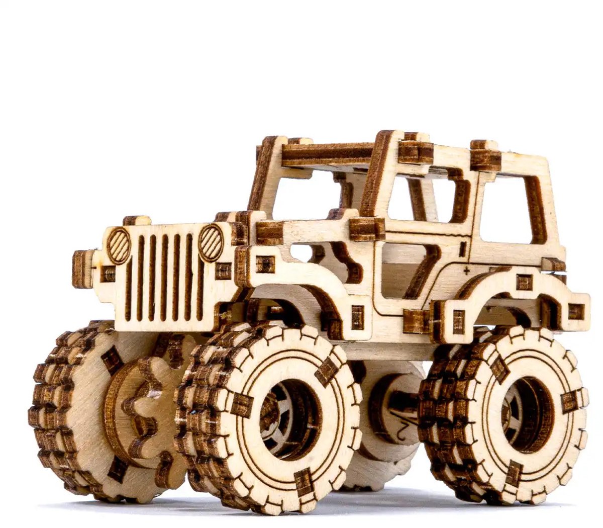 Houten 3D-puzzel Monster Truck 1 - Mechanisch model