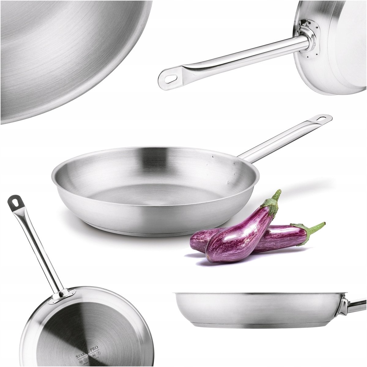 Starke Pro Gastro Koekenpan 28cm - RVS, Inductie & Ovenbestendig
