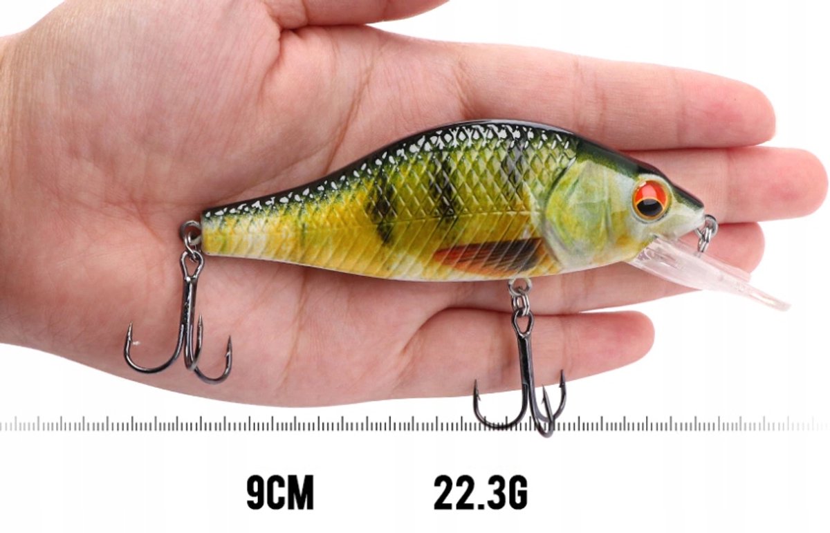 Wobbler 22.3g 9cm - Ideale Kunstaas voor Snoek, Baars, Zalm