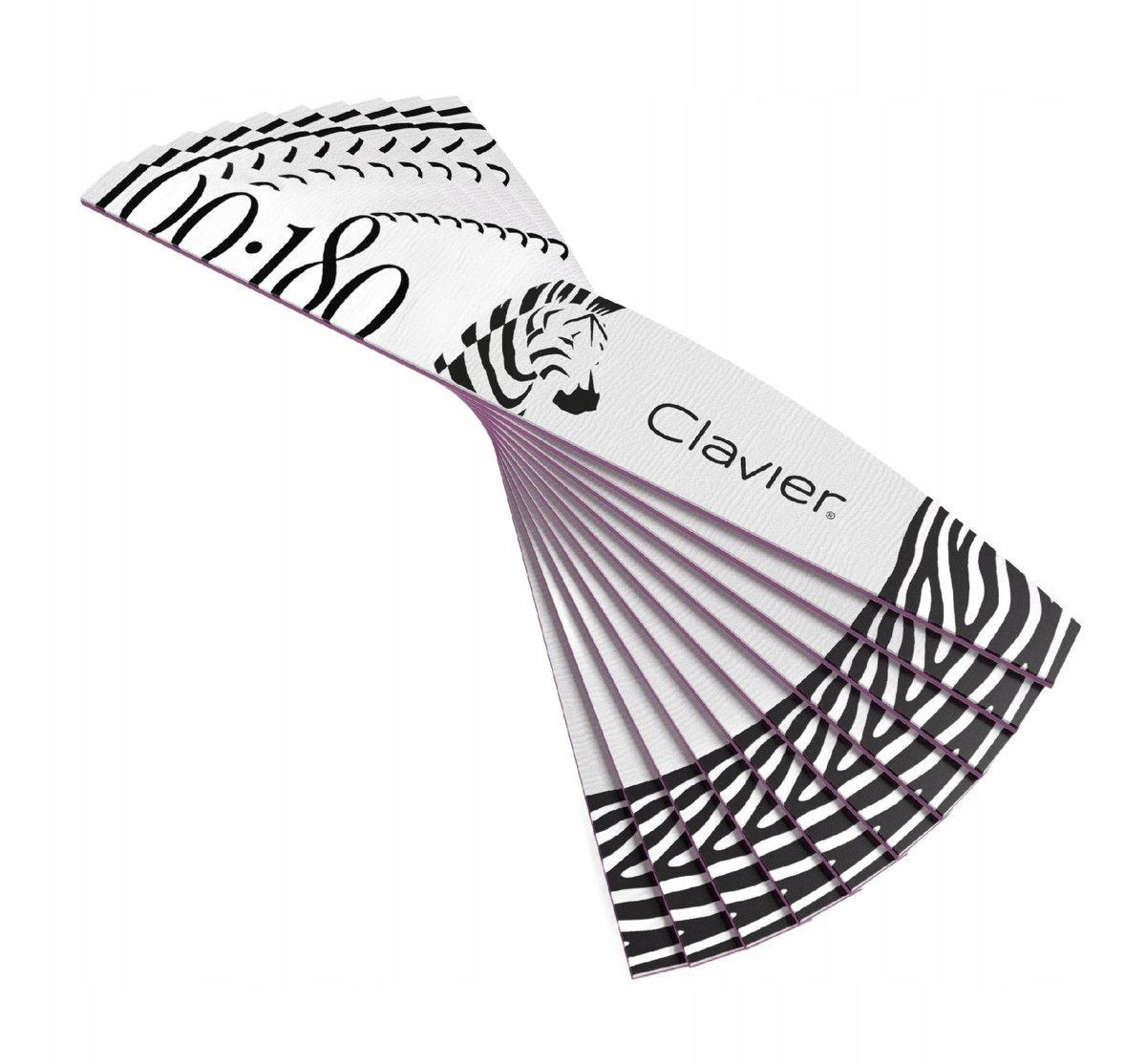 Clavier Zebra Nagelvijl 100/180 - 10 Stuks