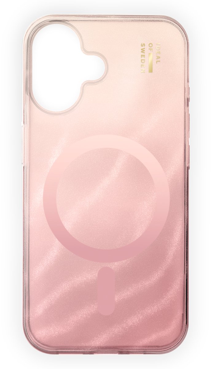 iDeal of Sweden Clear Case geschikt voor MagSafe geschikt voor iPhone 16 - Rose Blush