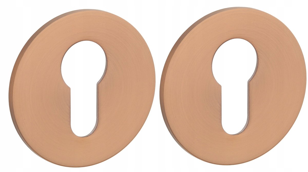STERK Rozettenset OVAAL 1711 Ultra Slim Midden PVD 3mm