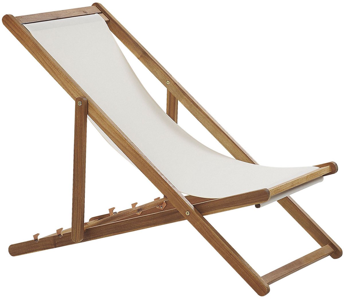 Beliani ANZIO - Lounger - Wit - Polyester