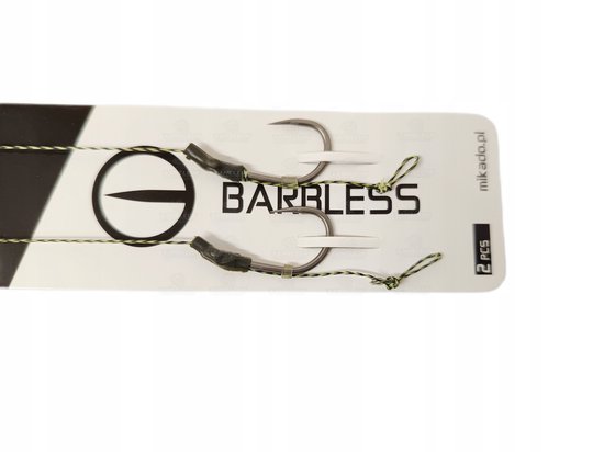 Mikado Classic Rig Pro Haak 4 23cm 25lb Barbeloos 2 Stuks van Merkloos — afbeelding 3