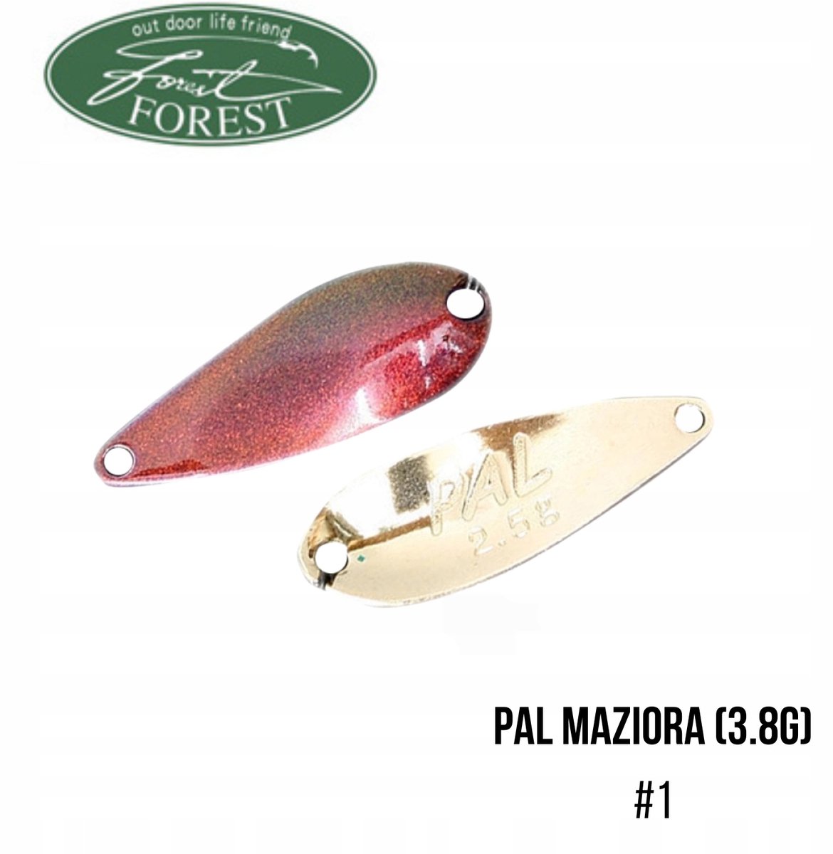 Forest PAL Maziora Lepel - 3,8 g - Paars Majo/Goud