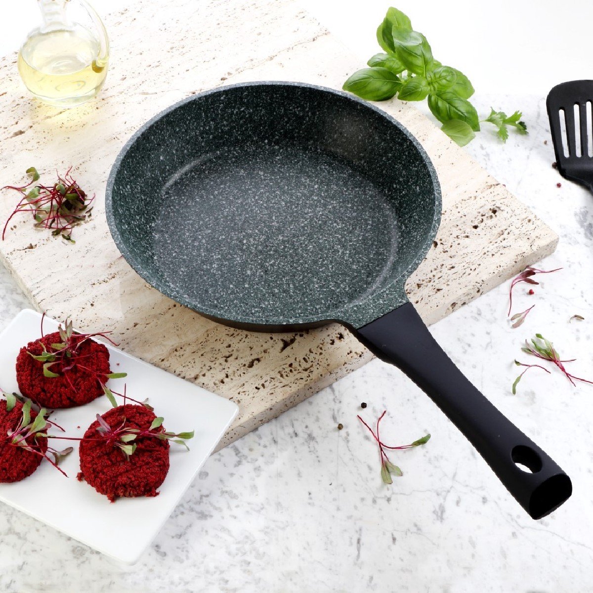 Tiross Koekenpan Graniet GREBLON 26cm - Anti-aanbak