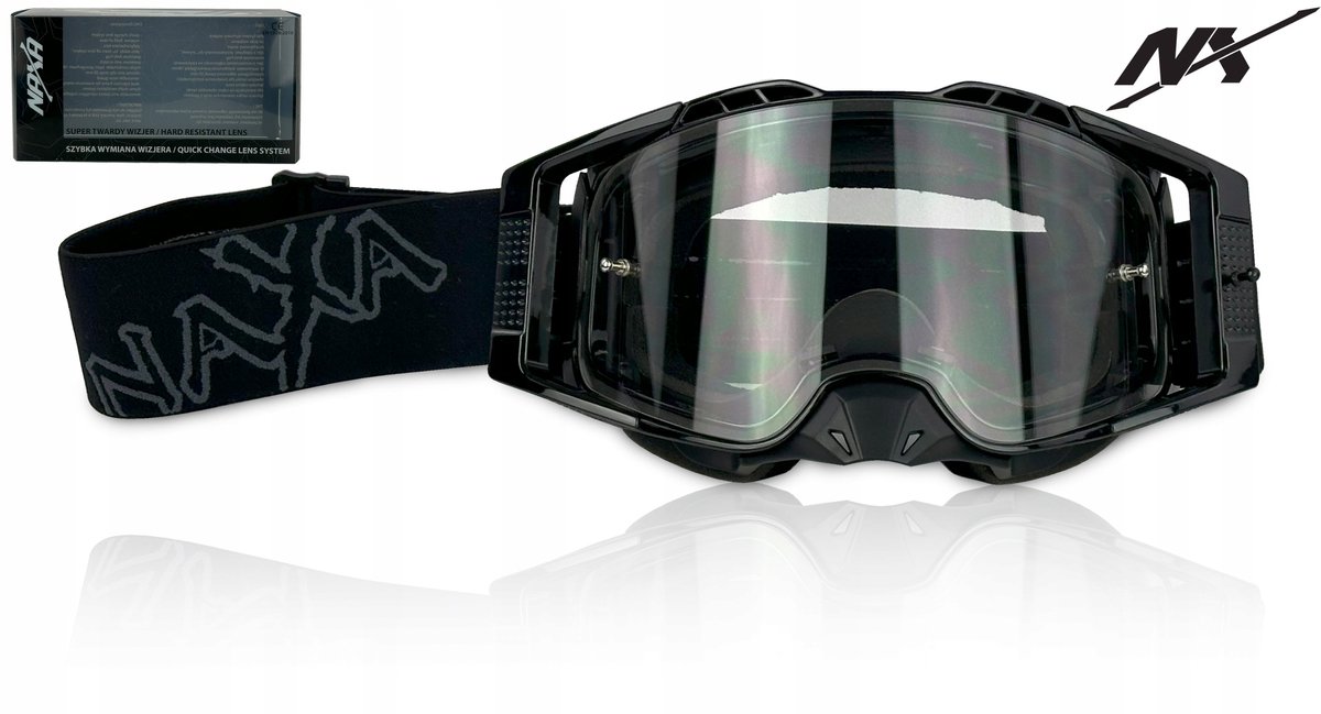 NAXA Premium cross-/enduro-motorbril - anticondens, CE-gecertificeerd