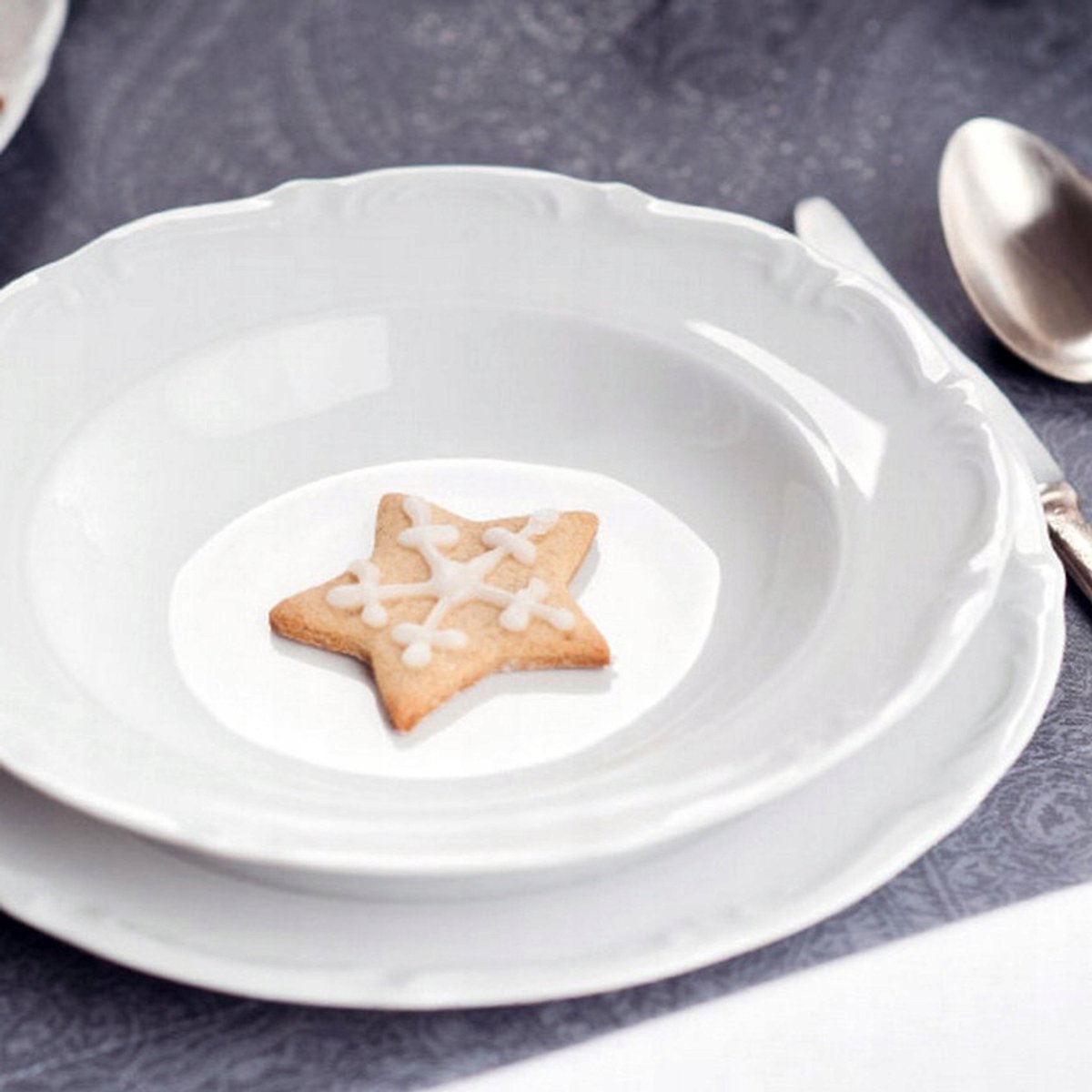 Servies Maria Teresa C000, 36-delig, voor 12 personen, wit