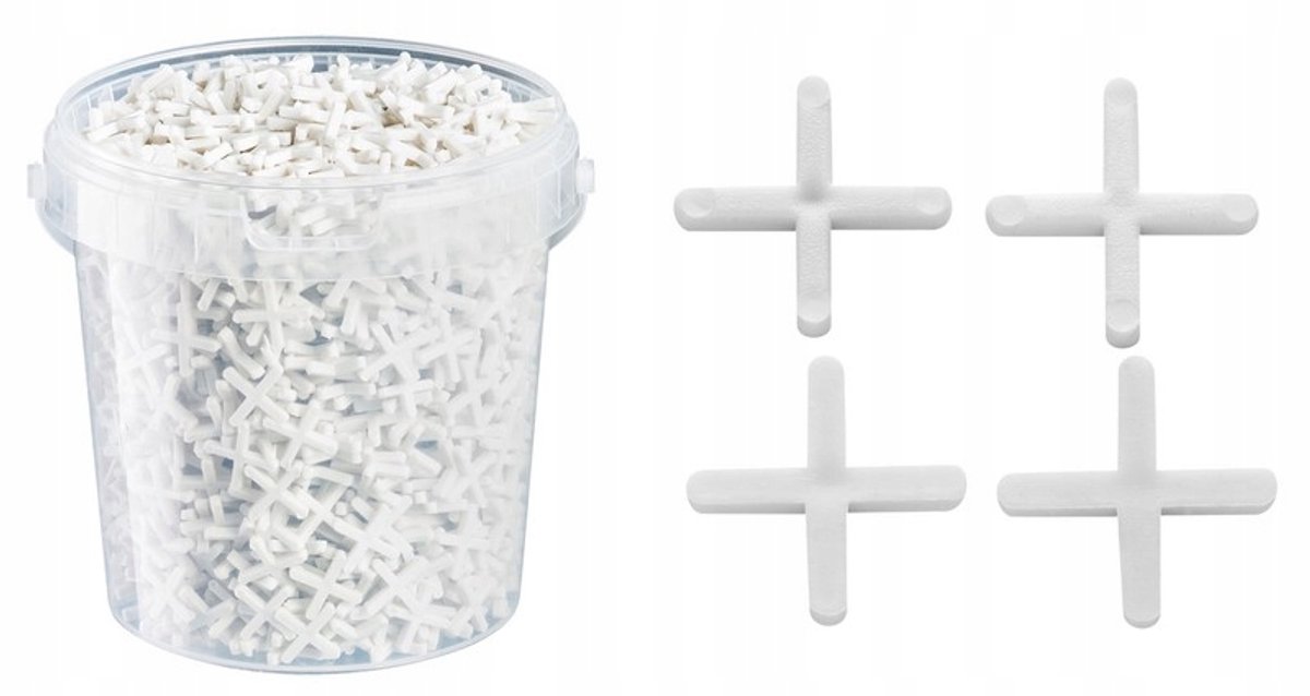 HARDY Afstandhouders 3 mm 1500 stuks - Emmer