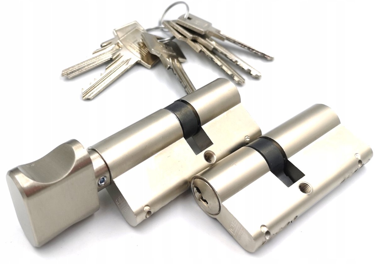 LOB Hektor Duo Cilinderslotset Nikkel 30/55+30/55G met 6 Sleutels