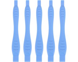5-delige Universele Pry Spudger Gereedschap Set voor Telefoon en Tablet Reparatie - Kunststof Breekijzer in Lichtblauw