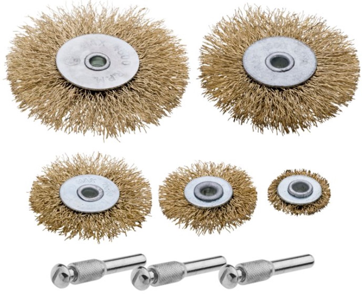 Condor CON-ASZ-1830 Borstelset voor Mini Slijper (5 stuks)