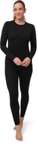 DANISH ENDURANCE Thermoset voor Dames - van Merino Wol - Ademend - Zwart - Maat XS