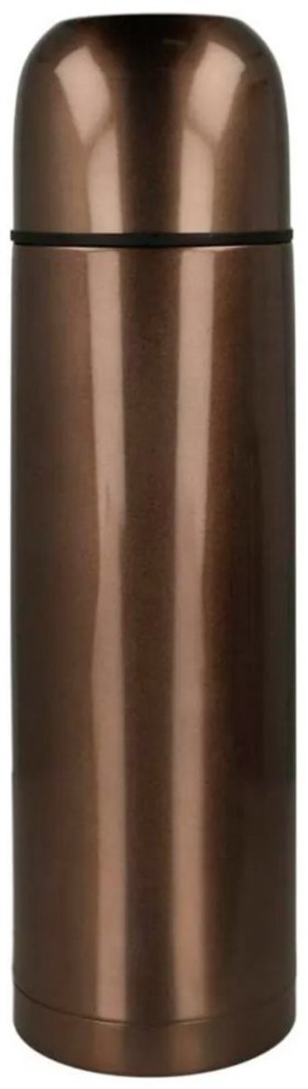 Metaltex Thermosfles 1L Metalic Brown