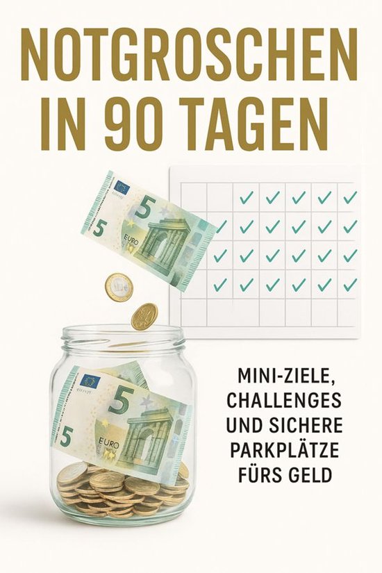 Notgroschen in 90 Tagen — Mini-Ziele, Challenges und siche ... - cover