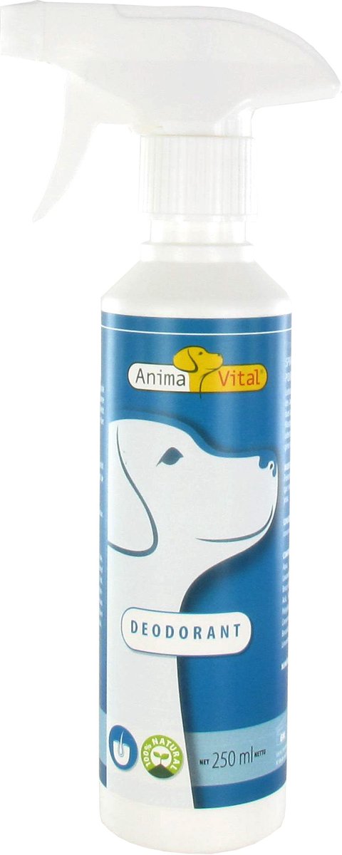 AnimaVital Deodorant Spray 250ML - Voor Honden – Weg met nare geurtjes - Frisse vacht - Voor dagelijks gebruik
