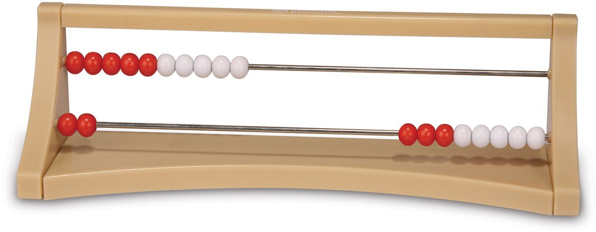 Learning Resources Rekenrek - 20 kralen (2 rijen) - 3+