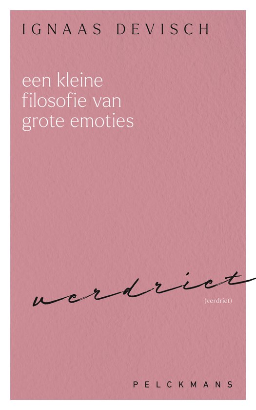 Een kleine filosofie van grote emoties: Verdriet