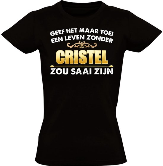 Foto: Zonder cristel is het saai dames verjaardag shirt jarig moederdag