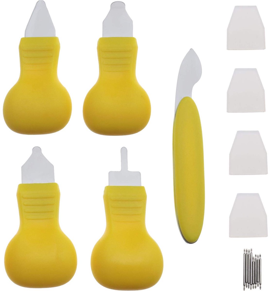 13Pcs Horloge Reparatie Tool Kit Horloge Case Opener Horloge Case Terug Removal Tool Set Met Spring Bars Rvs Voor Batterij Vervanging