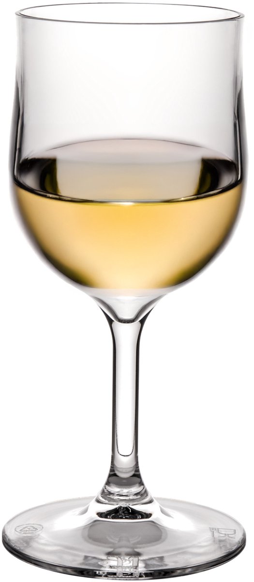 MPDrink Wijnglas Tulp - SAN kunststof - 25 cl - onbreekbaar - herbruikbaar - wijnglazen