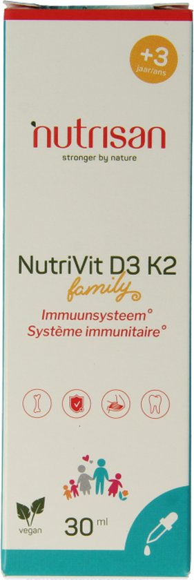 Nutrisan NutriVit D3 K2 30 Druppels