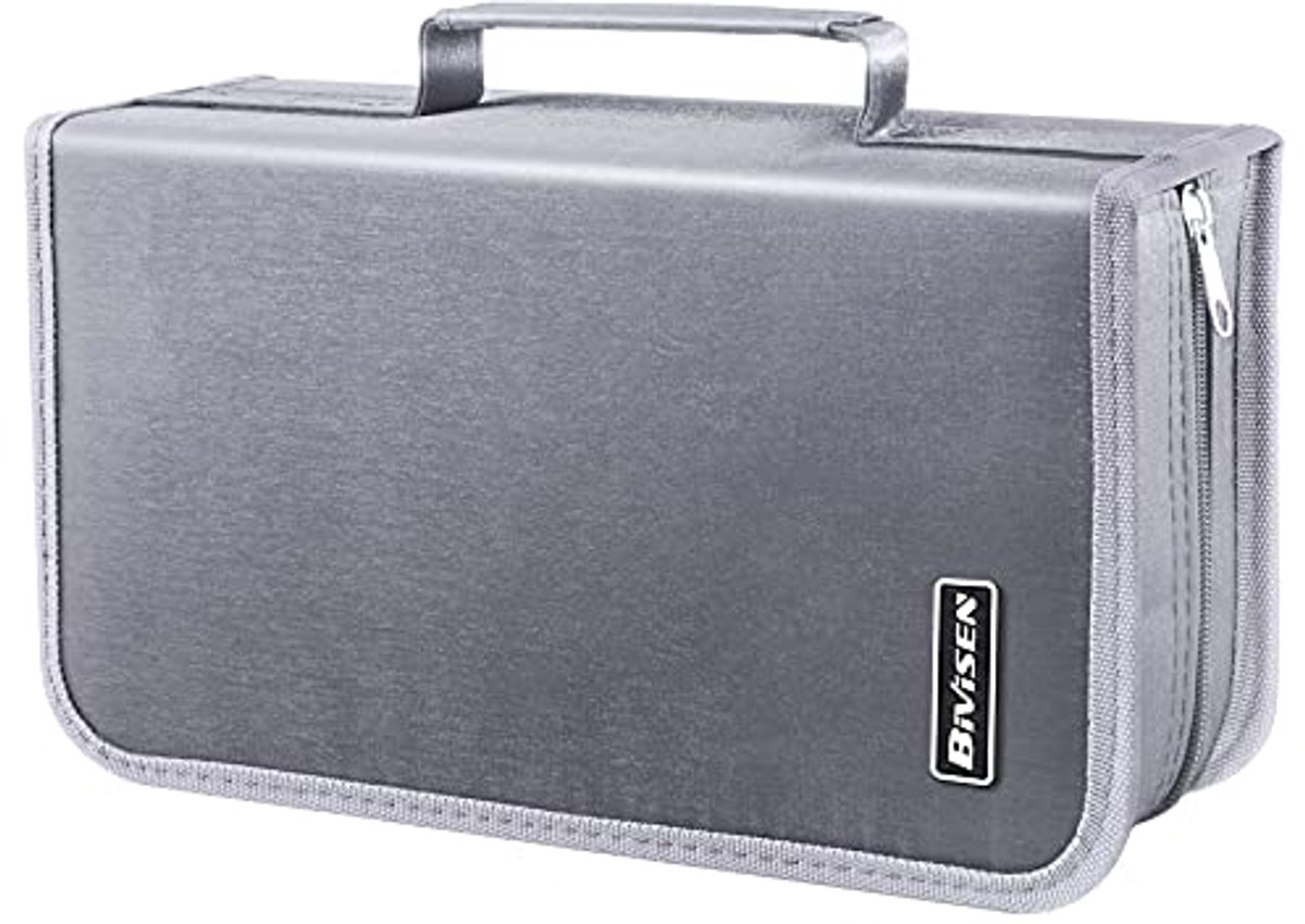 CD/DVD Case Houder met 128 Capaciteit - Media Organizer voor CD's en DVD's