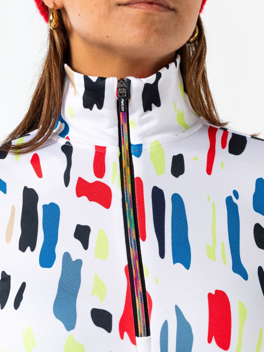 FALCON - oriane skipully - Skipully met rits dames - Wit