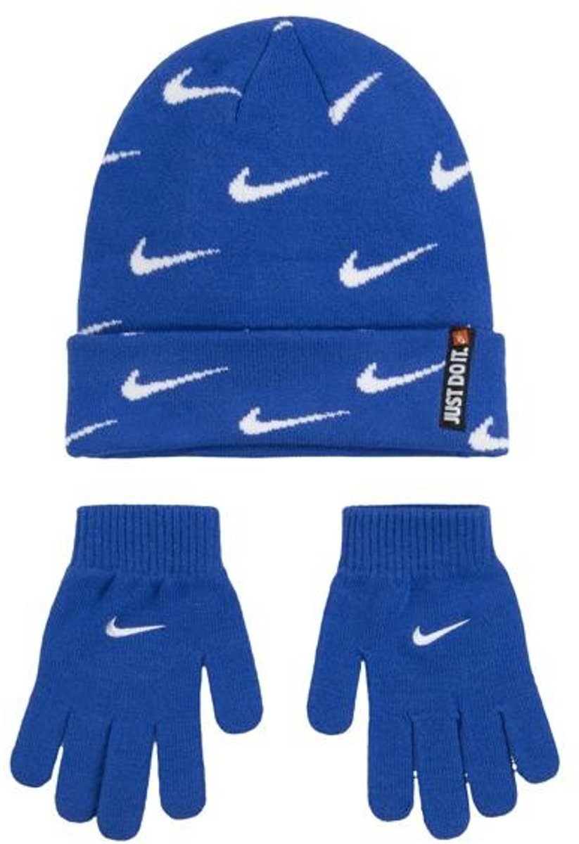 Nike Kids Swoosh Repeat Muts Blauw