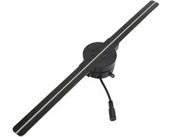 16.5 Inch 3D Led Hologram Fan 224 Light Beads High Resolution 3D Advertising Player Support Holographic Projection for Business Shop Advertising 100-240V (EU Plug)