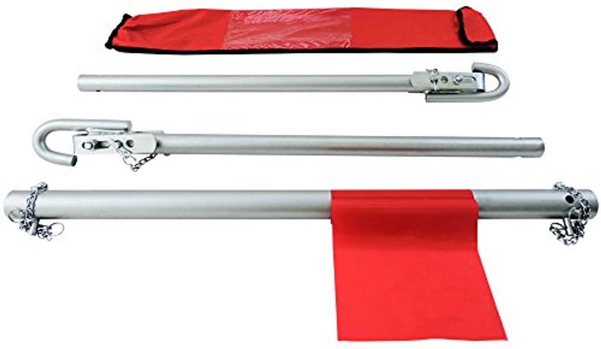 Sleepstang 2000 kg trekkracht voor pechhulp auto - 3-delige set incl. opbergtas