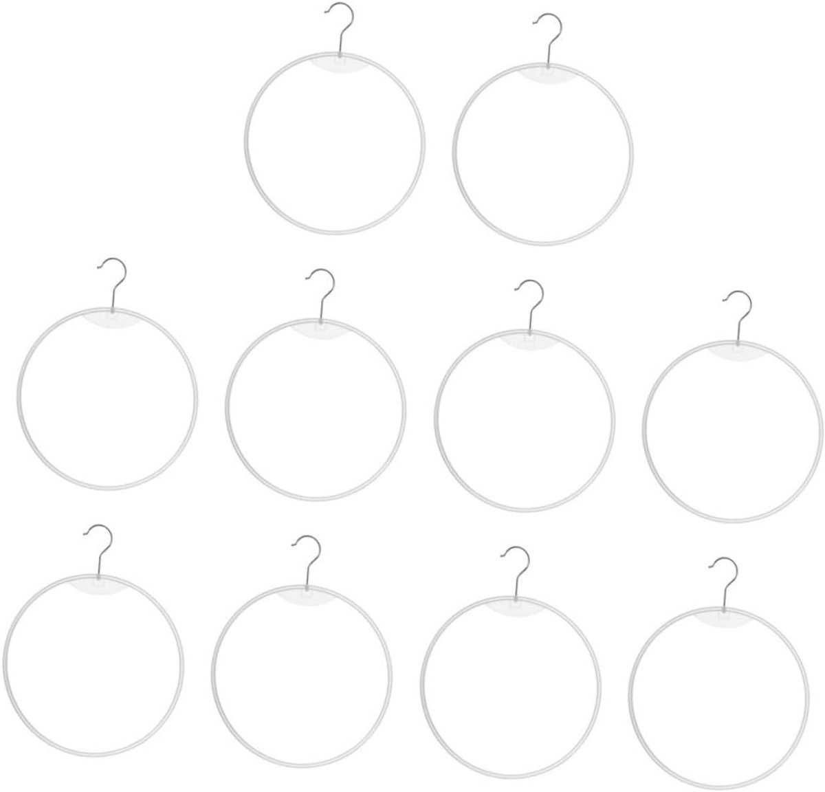 10 Stuks Witte Bikini Hangers voor Ondergoed en Badmode