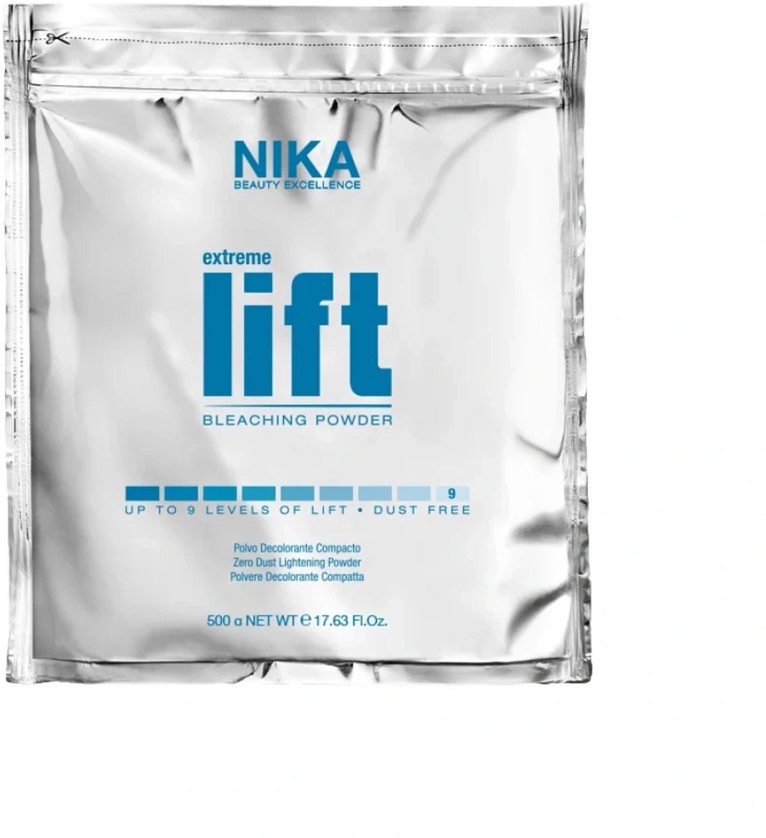 NIKA Illuminating Powder Extreme Color Lift tot 9 tinten, 500 g