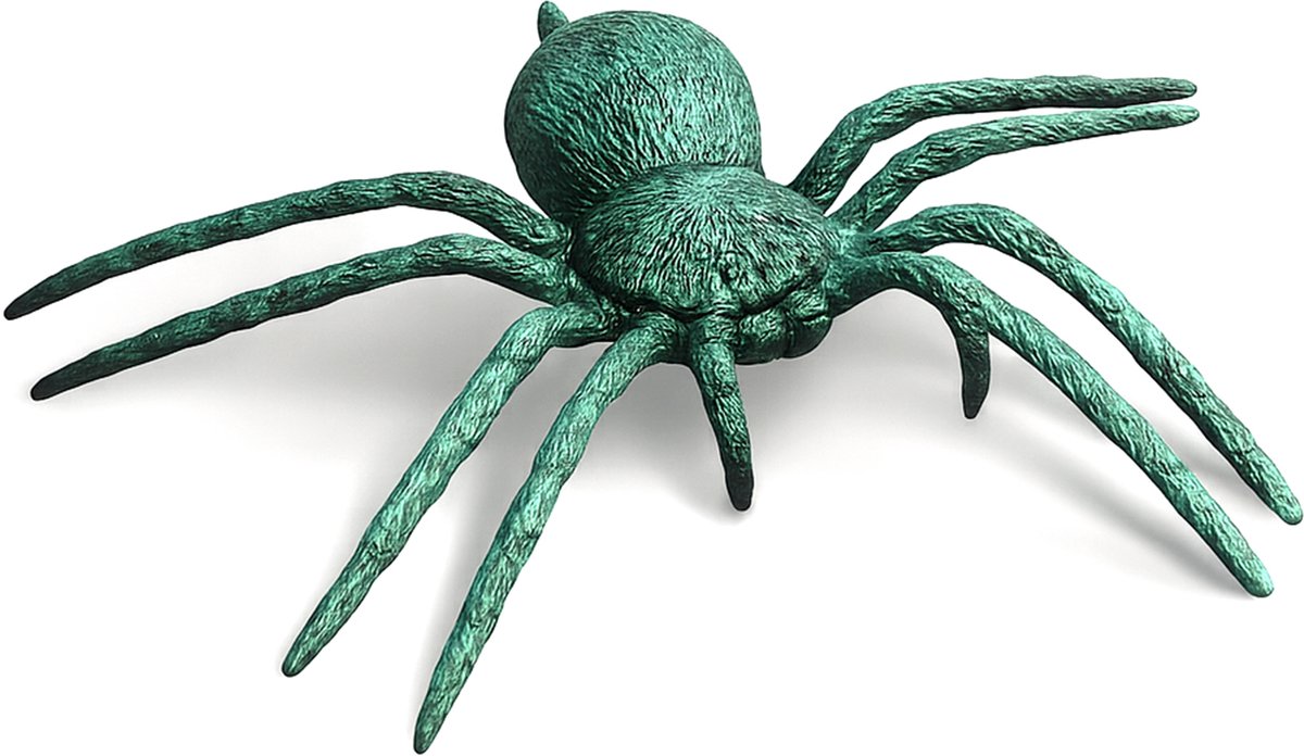 CHAKS - Groene iriserende plastic spin 23 cm