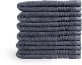 Serviette invité Supreme - Set de 6 pièces - 650 grammes/ m2 - 100% coton égyptien - bleu glace - 6x 30x50cm