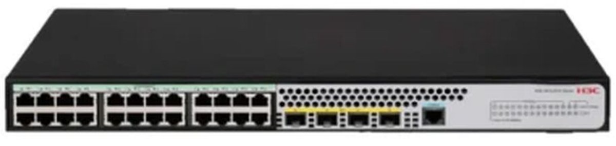 H3C LS-5120V3-28S-LI-GL netwerk-switch Managed L3 Gigabit Ethernet (10/100/1000) Zwart, Wit
