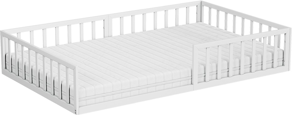 Vitalispa Minno Kinderbed – 120x200 met matras Wit