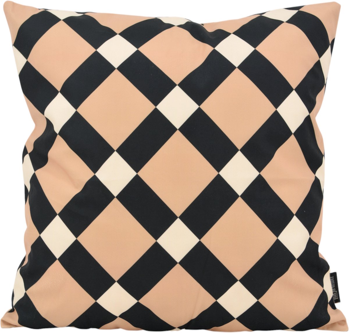 Gek op Kussens! Sierkussen Cozy Fade | 45 x 45 cm | Katoen/Polyester zwart-beige