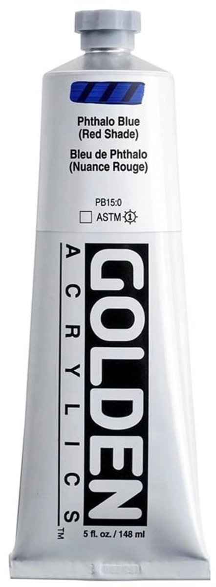 Golden Heavy Body Acrylverf Phthaloblauw (roodachtig) 148 ml