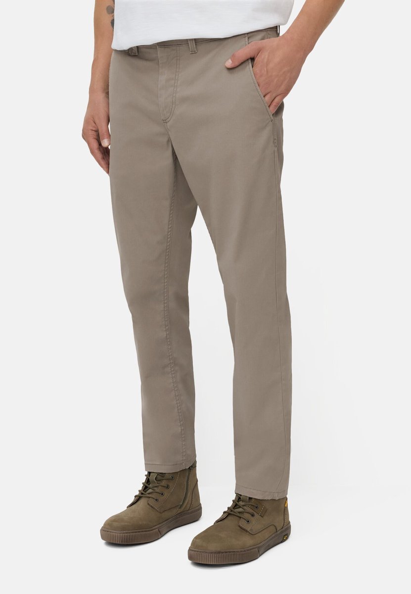 camel active Slim Fit Chino - Maat menswear-34/30 - Steengrijs