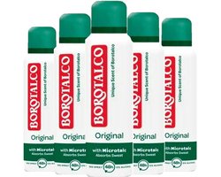 Borotalco - Deo Spray Original - 5 x 150 ml Voordeelverpakking