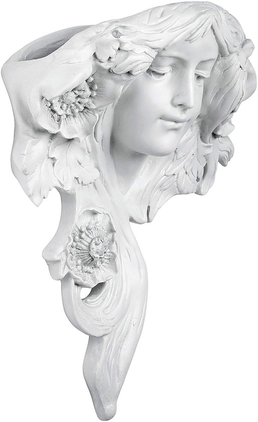 Jardinière murale Art Nouveau - Décorative et intemporelle - 1 pièce - Plastique - 33 x 14 x 38 cm