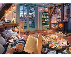 Schmidt Legpuzzel In Het Vakantiehuisje 49 X 69 Cm 1000 Stukjes